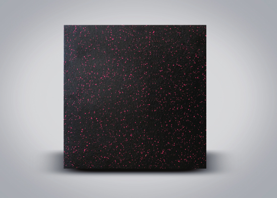 玫紅點直邊、鎖扣地磚